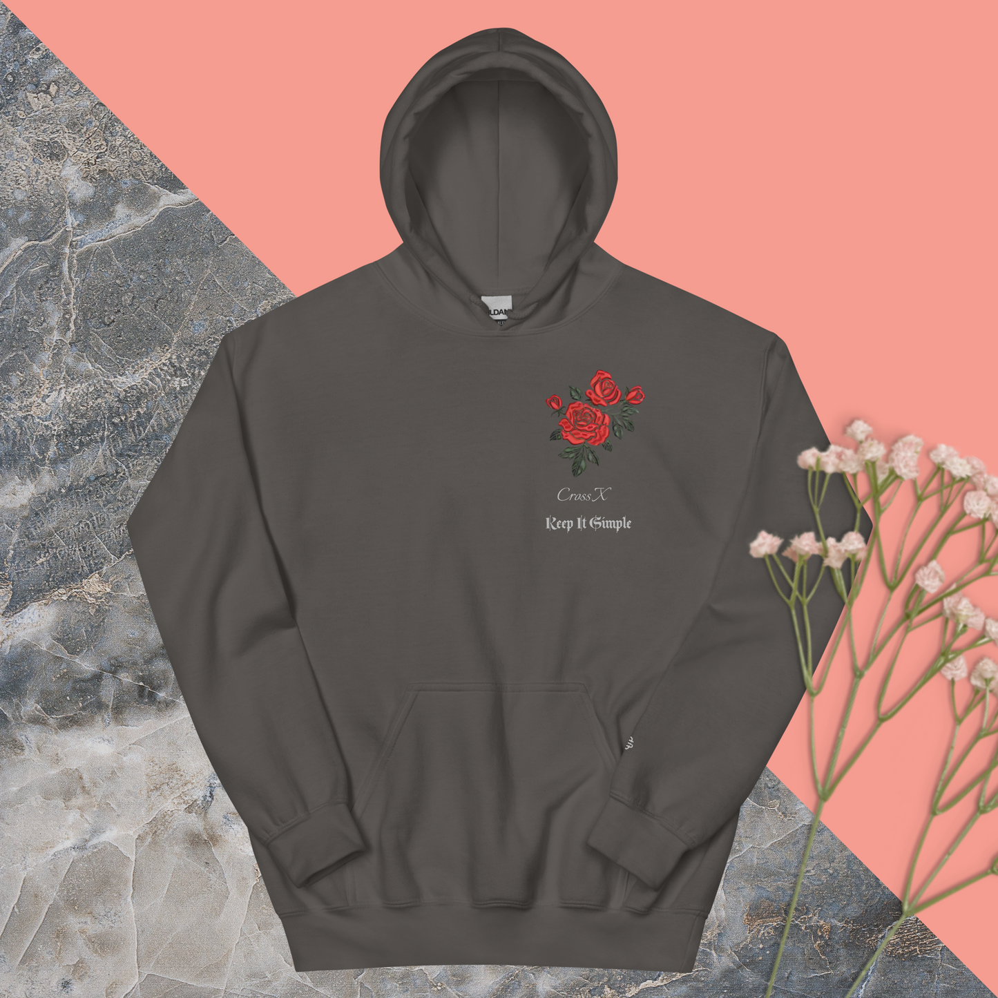 Cross X Rose Hoodie