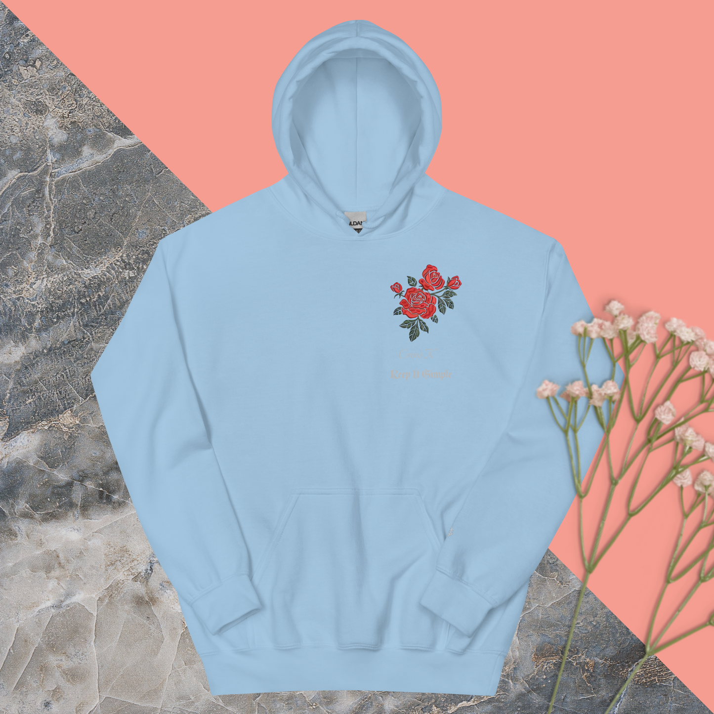 Cross X Rose Hoodie