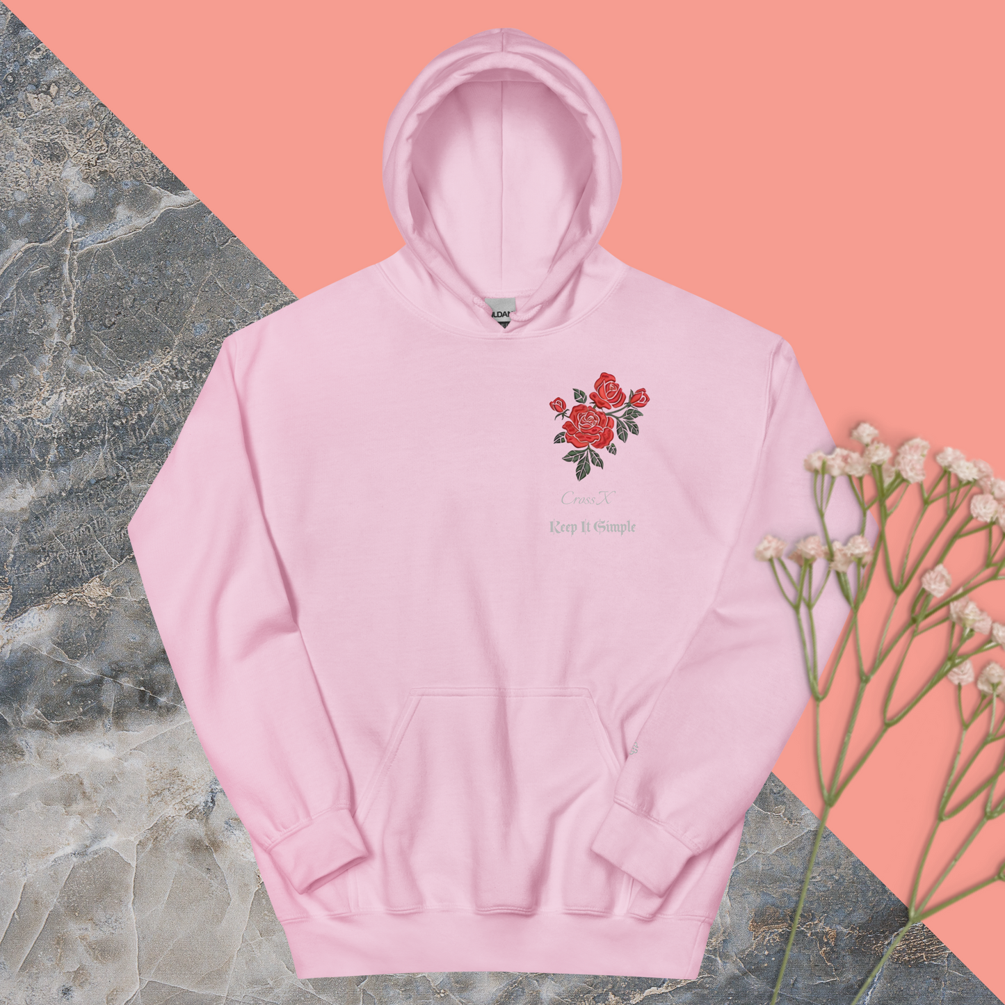 Cross X Rose Hoodie