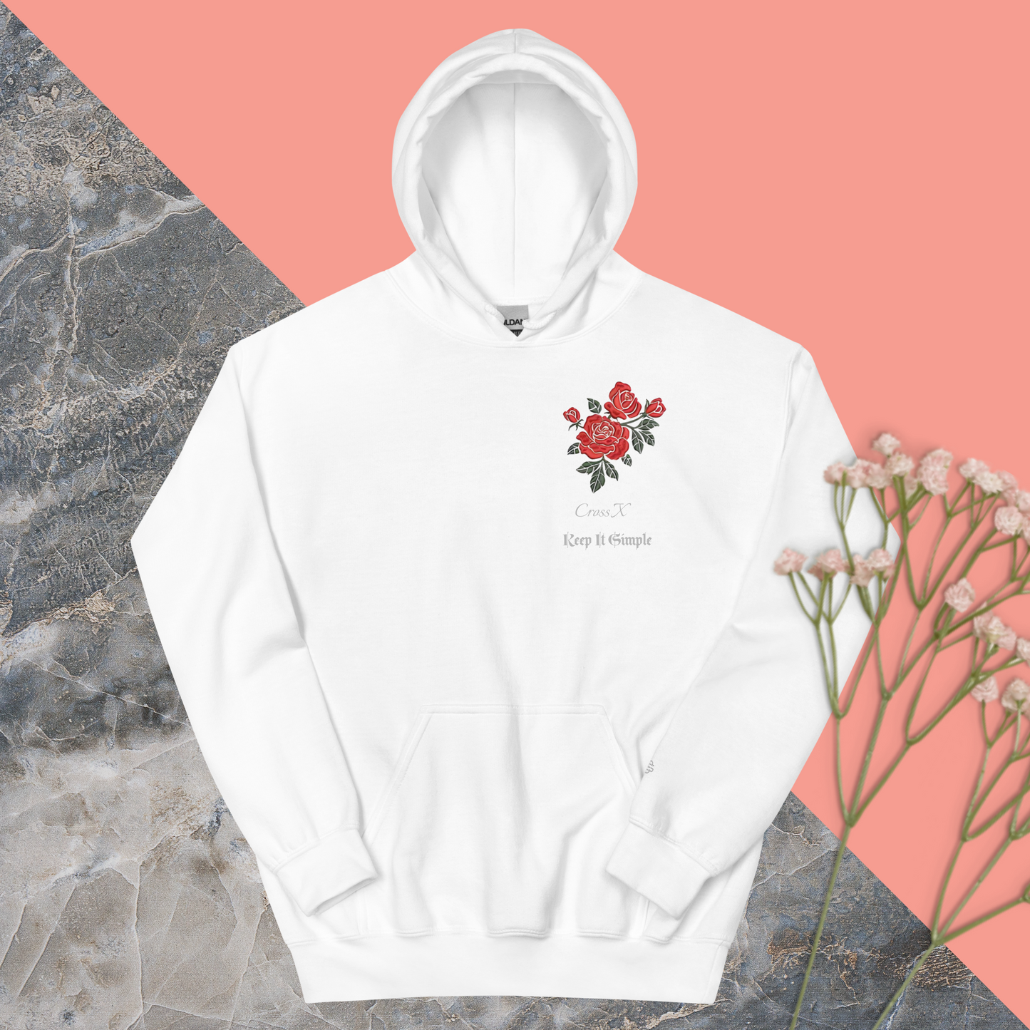 Cross X Rose Hoodie